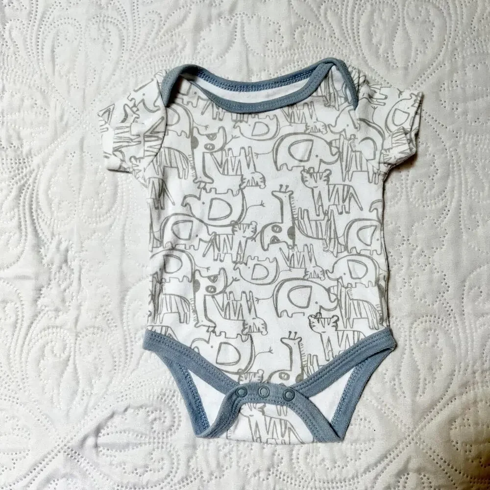 Chickpea Animal Print Bodysuit Size 0-3m